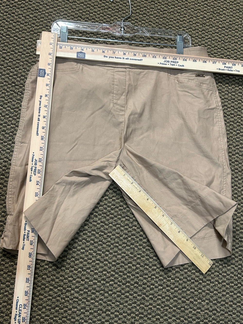 NYC Tan Pull-On Bermuda Shorts - Picture 7 of 7